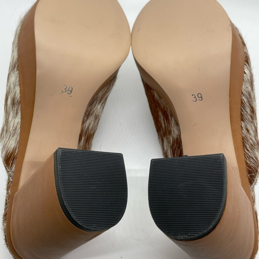 NWT Alara the label true cowhide women's clogs size 8 - Picture 5 of 6